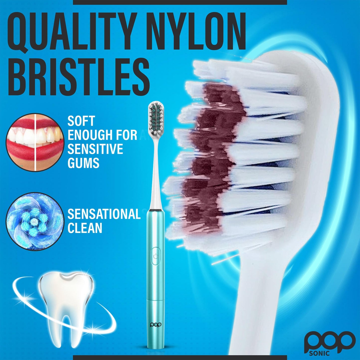 Go Plus Sonic Travel Electric Toothbrush - Portable Travel Kit