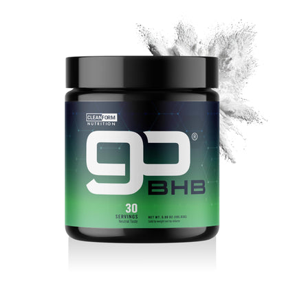 CleanForm goBHB Clean Energy Powder – Caffeine-Free Cellular Fuel with BHB