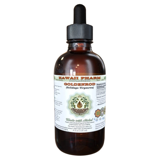 Goldenrod Glycerite 2 oz – Organic, Alcohol-Free Liquid Extract