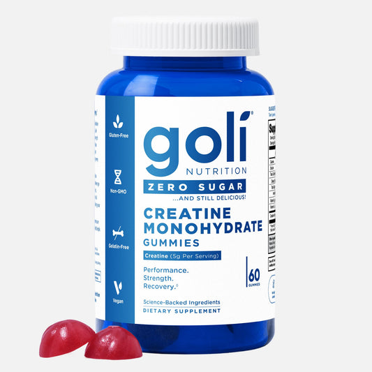 Goli Zero Sugar Creatine Gummies – Keto, Gluten-Free, Vegan, Non-GMO