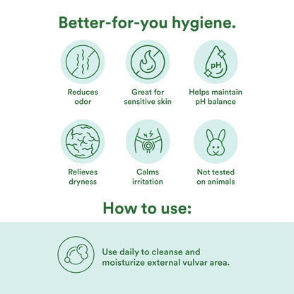 Good Clean Love Balance Feminine Wash – pH-Balanced Daily Cleanser for Women | 8 oz (2-pack)
