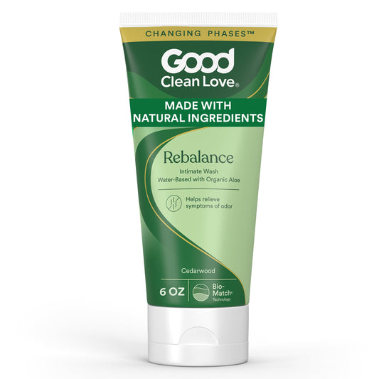 Good Clean Love Rebalance Intimate Wash — pH-Balanced & Moisturizing (6 oz)