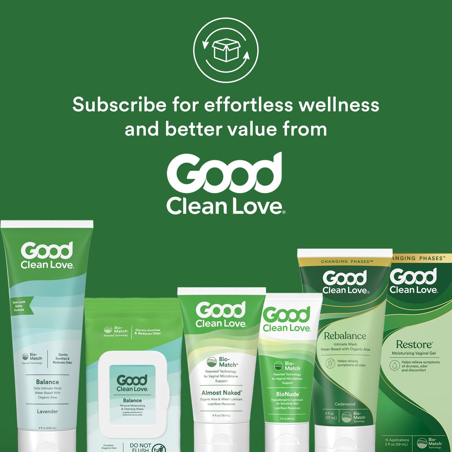 Good Clean Love Rehydrate – Hyaluronic Acid Vaginal Gel | pH-Balanced, Water-Based Moisturizer (2 oz)
