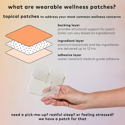 The Good Patch Slumber Sleep Patch - Melatonin-Free, Plant-Powered Wearable Wellness (8 Patches)