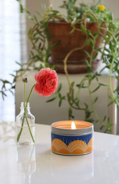 GoodLight Paraffin-Free Lavender Essential Oil Travel Candle | Clean Burning Non-Toxic Tin, 6oz