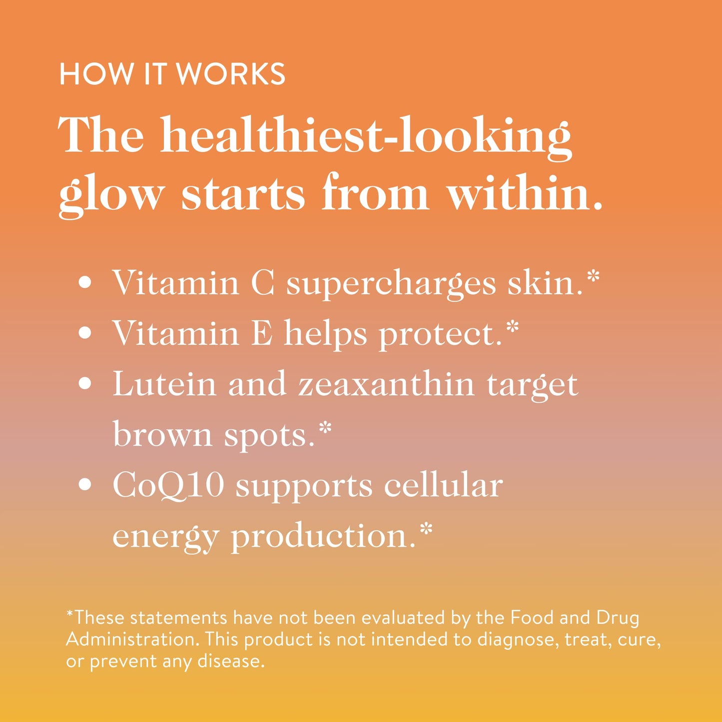 goop Beauty Morning Skin Drink Mix — Vitamin C & E for Radiant Skin, Lemon Verbena & Orange Flavor, 30 Pack