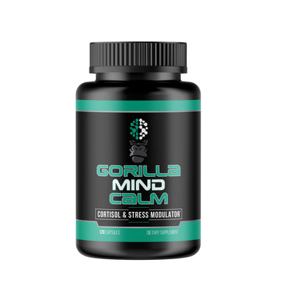 Gorilla Mind Calm (120 Capsules) | Potent Relaxation & Stress Support