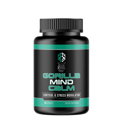 Gorilla Mind Calm (120 Capsules) | Potent Relaxation & Stress Support