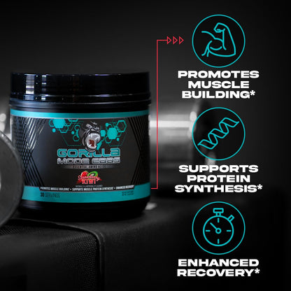 Gorilla Mind EAA – Essential Amino Acids for Muscle Building & Recovery (492g)