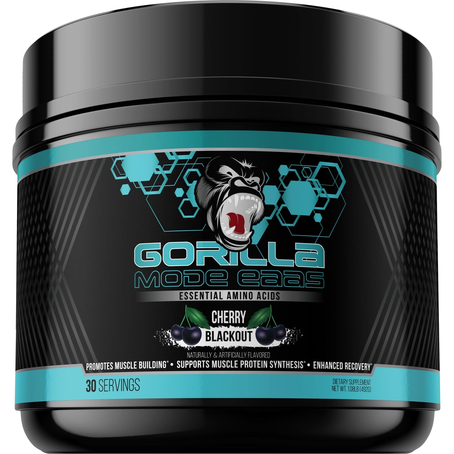 Gorilla Mind EAA – Essential Amino Acids for Muscle Building & Recovery (492g)