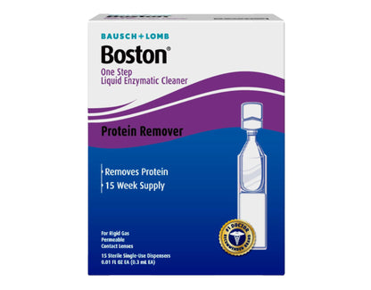 Boston One Step Enzymatic Cleaner – RGP Protein Remover (15-Week Supply)