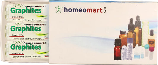 Graphites Homeopathy Pellets 1M Potency – Pack of 3 | Homeomart
