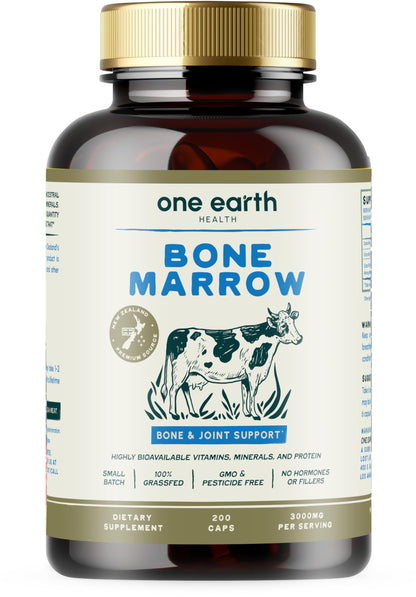 Grass Fed Beef Bone Marrow Supplement – 200 Count | New Zealand Sourced