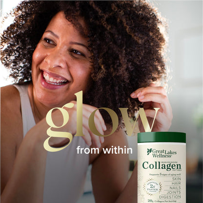Great Lakes Wellness Collagen Peptides – Unflavored, 32 oz, 20 g/serving