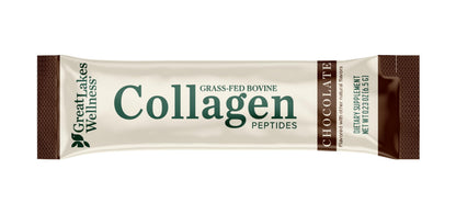 Great Lakes Wellness Collagen Peptides Powder – Skin, Hair, Nails, Joints & Digestion | 12 Sticks