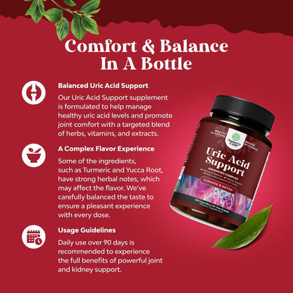 Green Coffee Bean Extract for Uric Acid Cleanse & Detox - Green Coffee Beans with Turmeric, Tart Cherry & Celery Seed for Adults - Daily Uric Acid Flush for Joints Support & Kidney Cleanser – 120 Ct