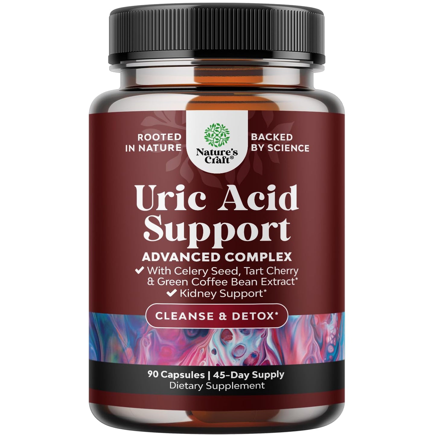 Green Coffee Bean Extract for Uric Acid Cleanse & Detox – 90 Count
