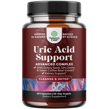 Green Coffee Bean Extract for Uric Acid Detox – Turmeric, Tart Cherry & Celery Seed | 60 Count