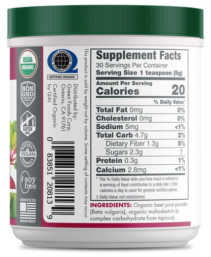 GREEN FOODS Beet Essence OG2 5.3 OZ – Beet Juice Supplement