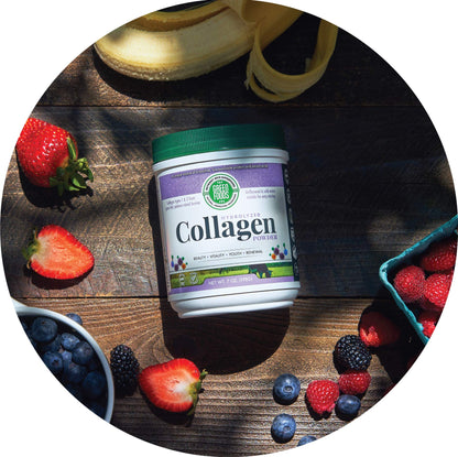 Green Foods Grass-Fed Hydrolyzed Collagen Peptides Protein Powder 7oz | 30 Servings