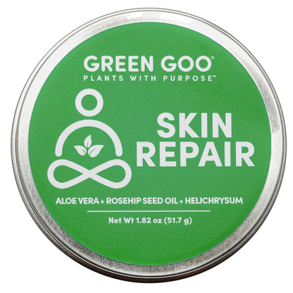 Green Goo Skin Salve | Natural Skin Repair & Daily Moisture – 1.82 oz Large Tin