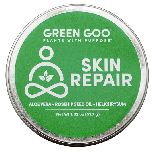 Green Goo Skin Salve | Natural Skin Repair & Daily Moisture – 1.82 oz Large Tin