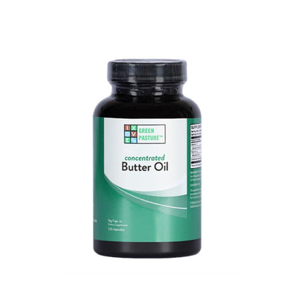 Green Pasture Concentrated Butter Oil Capsules | 120 Capsules | 60 Servings