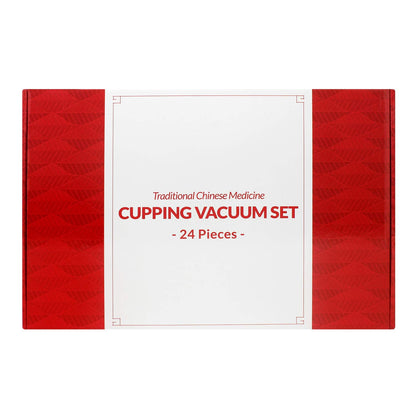 EverOne Biomagnetic Chinese Cupping Therapy Set - 24 Vacuum Suction Cups | Hijama