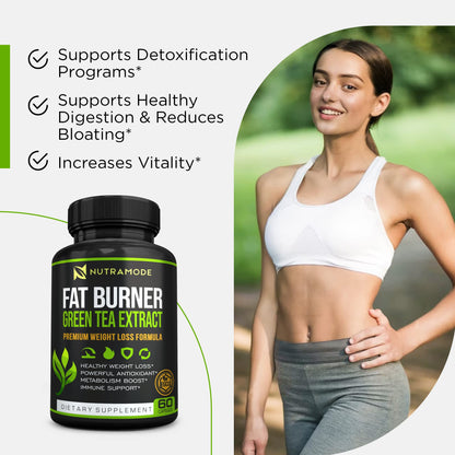 Green Tea Fat Burner with EGCG – Appetite Suppressant