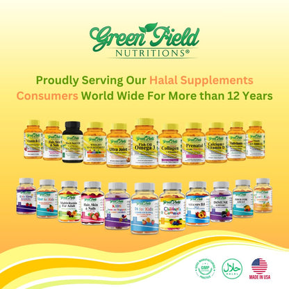 Greenfield Nutritions Halal Black Seed Oil – Immune, Digestive & Joints Health | 90 Liquid Veggies Capsules