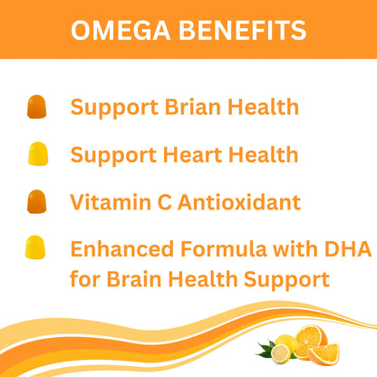 Greenfield Nutritions Smart Kids Halal Omega-3 DHA Gummies | Brain & Immune Support