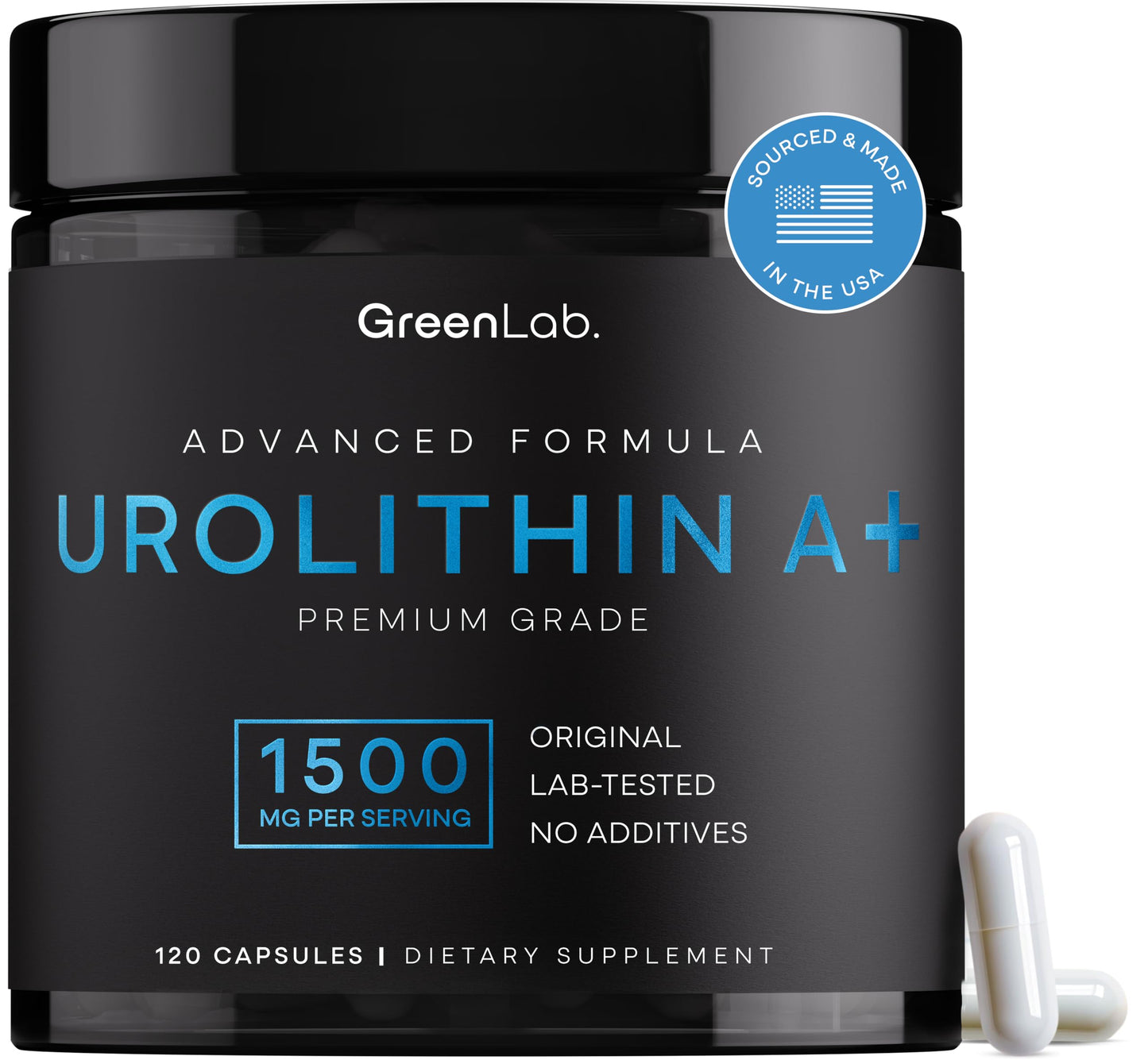 GreenLab Urolithin A+ 1500mg – Advanced Formula for Cellular Energy