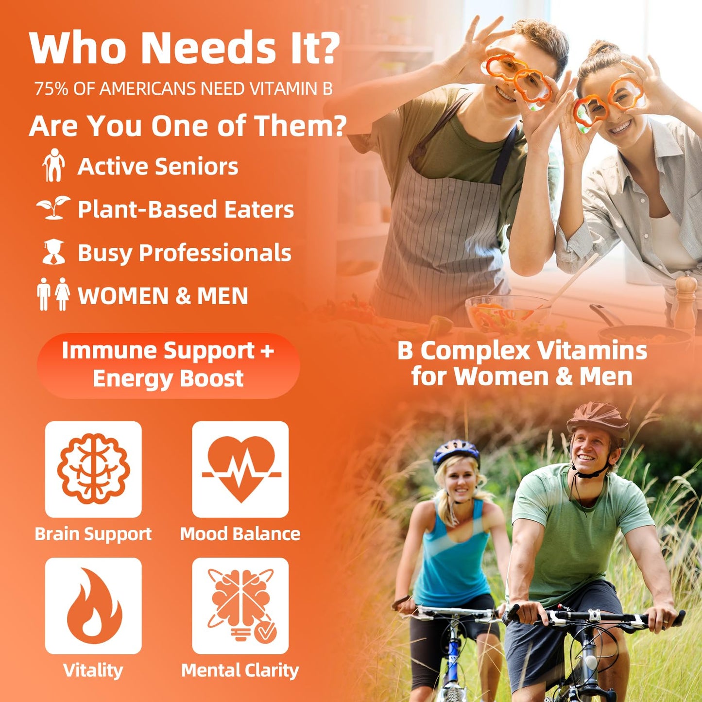 GREENPEOPLE Methylated B Complex – 6-in-1 Vegan B Vitamins with Mg, Ashwagandha & L-Theanine | Energy, Immunity & Focus | 2-Pack (2 fl oz each)