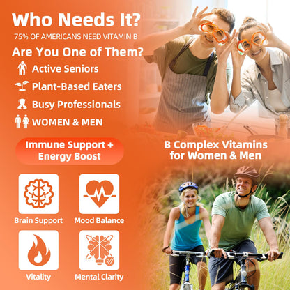 GREENPEOPLE Methylated B Complex – 6-in-1 Vegan B Vitamins with Mg, Ashwagandha & L-Theanine | Energy, Immunity & Focus | 2-Pack (2 fl oz each)