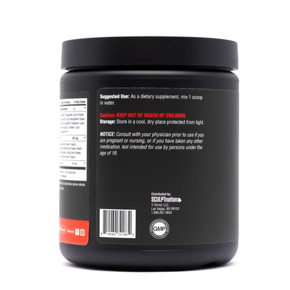 Sculpt Nation Greens Strawberry Powder with Collagen – Skin, Digestion & Energy