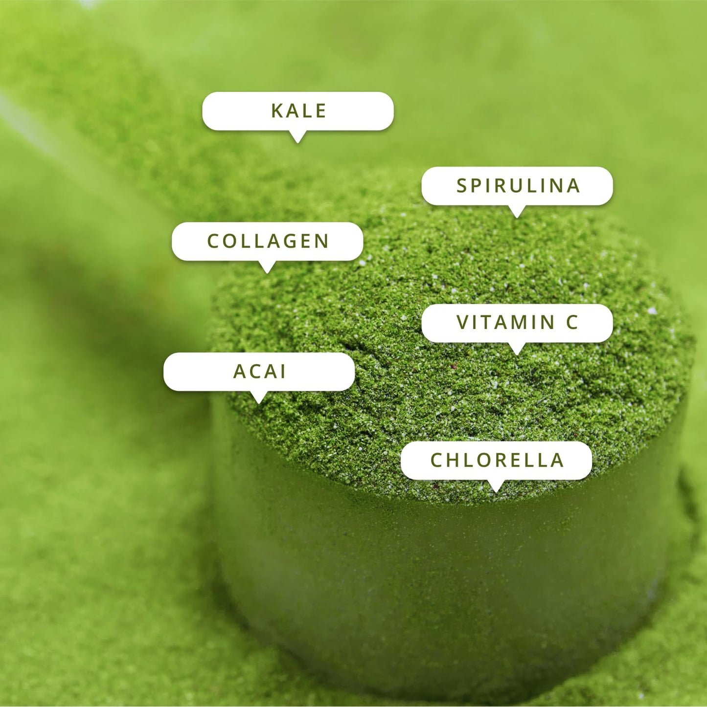 Sculpt Nation Greens Strawberry Powder with Collagen – Skin, Digestion & Energy