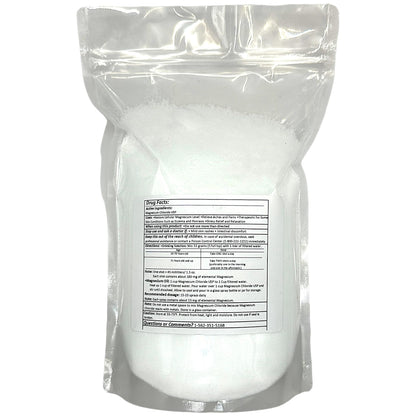 Greenway Biotech Organic Magnesium Chloride USP - 2 lb Powder, Edible Food Grade