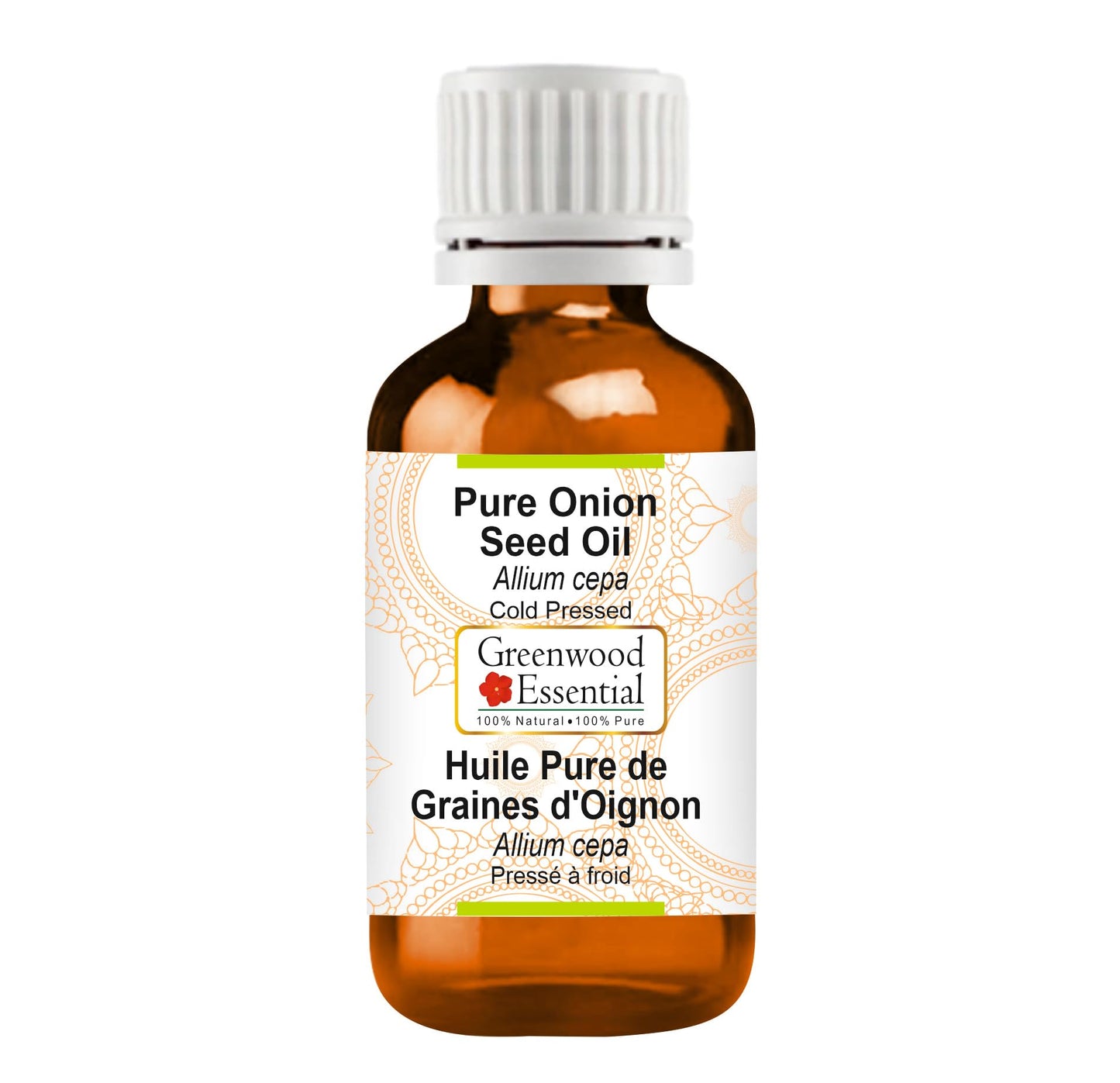 Greenwood Essential Onion Seed Oil (Allium cepa) – Cold-Pressed 10ml | Pure Carrier Oil