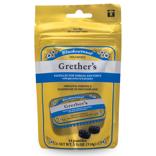 Grether's Sugarfree Blackcurrant Pastilles – Dry Mouth Relief