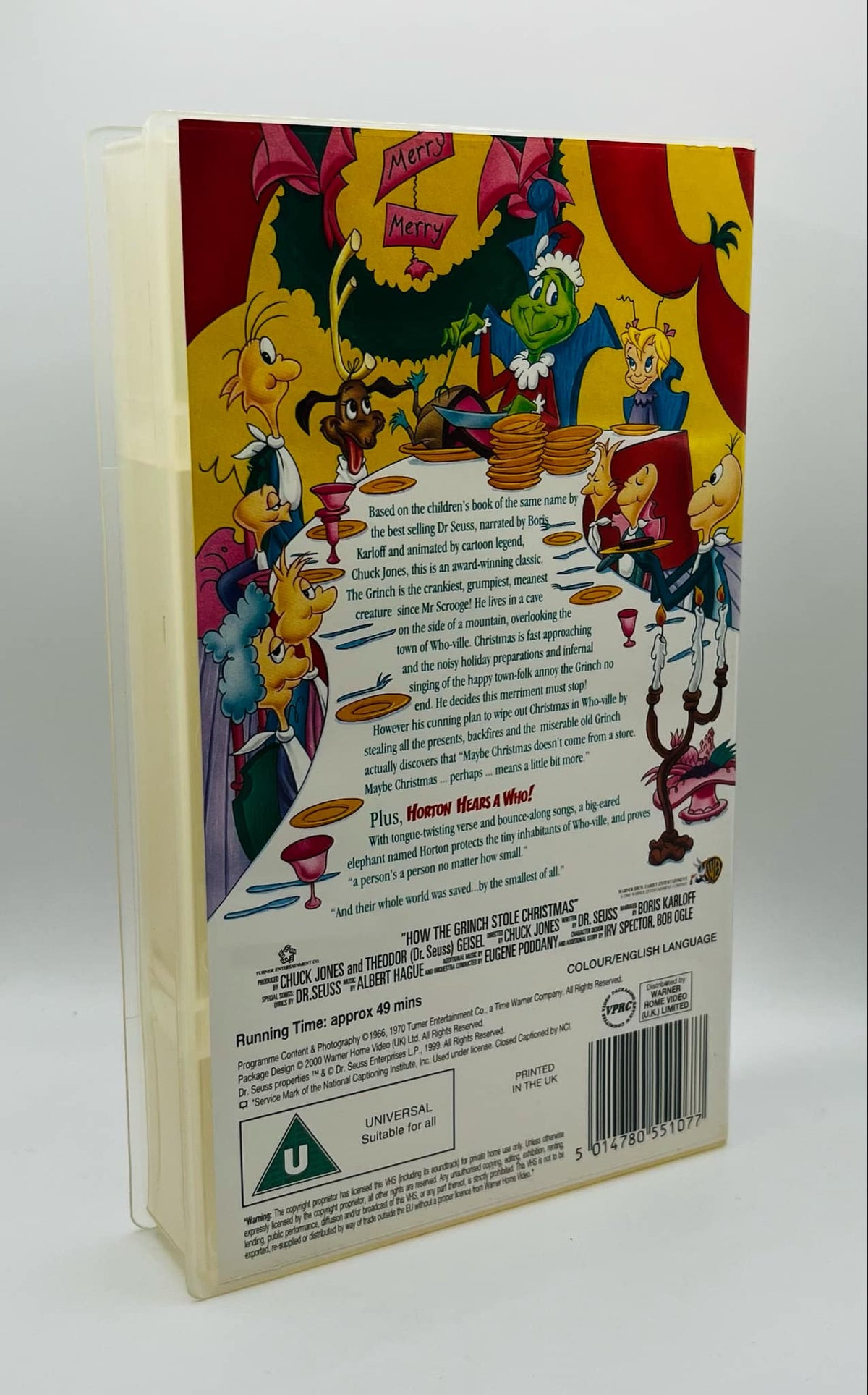 Dr Seuss' How The Grinch Stole Christmas! (U) (NEW SEALED)