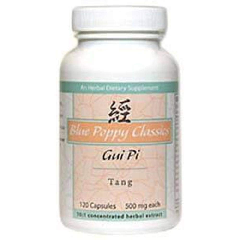 Gui Pi Tang (120 Capsules, 500mg Each) - Blue Poppy | Traditional Chinese Medicine