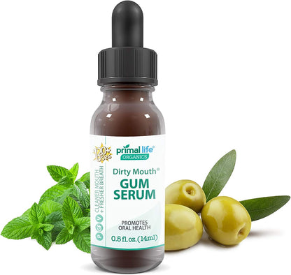 Gum Drops 0.5 oz – Primal Life Organics Gum Serum for Fresh Breath & Oral Health | Pack of 2