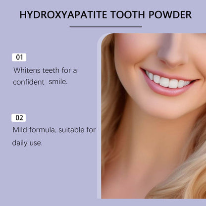 Microcrystalline Hydroxyapatite Powder | 50g Toothpaste for Stain Removal & Fresh Breath
