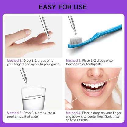 Gum Restore Drops - Gum Repair for Receding Gums, Fresh Breath & Oral Care