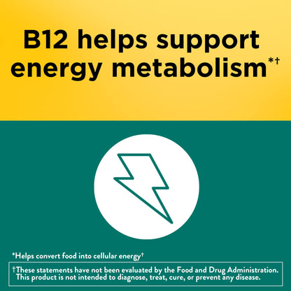 Nature Made Digestive Probiotics & Energy B12 Gummies – 50 Gummies, 25 Day Supply (Women & Men)