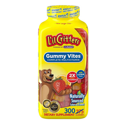 Gummy Vites Children's Multivitamin – Chewable Gummy Bears, 300 Count