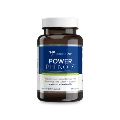 Gundry MD Power Phenols – Brain Health Supplement for Focus, Motivation, and Energy (30 Servings)