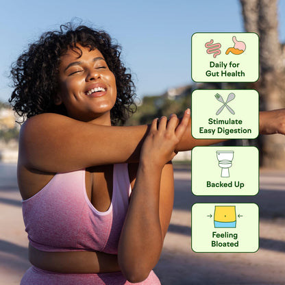Feel Goods Gut Guardian, Organic Fiber, Probiotic & Prebiotic Powder, Sugar Free, Herbs for Bloat, Gut Health Support, Digestive Health for Men & Women, Non GMO, Vegan, Lemon Ginger, 15 Count