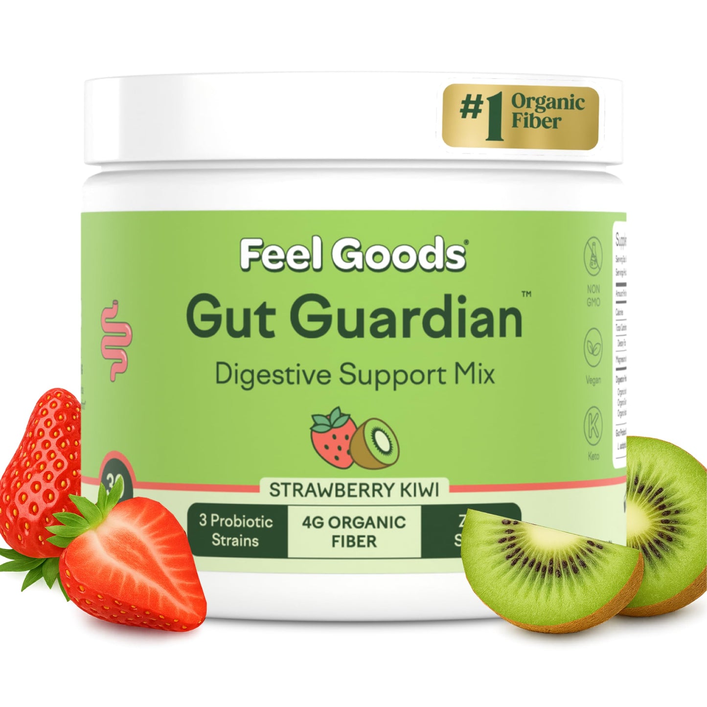 Feel Goods Gut Guardian: Probiotic Fiber Powder for Digestive Health