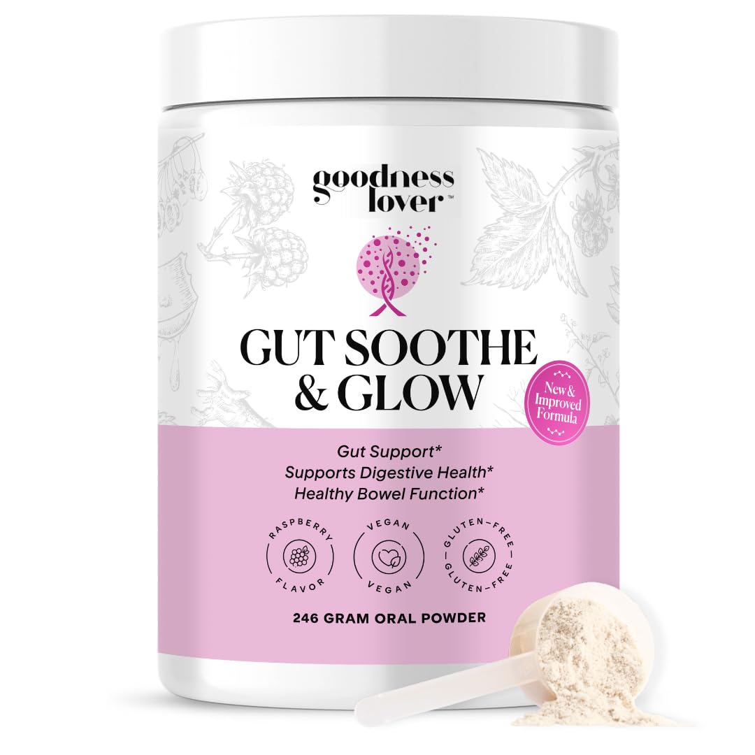 Goodness Lover Gut Soothe & Glow – Digestive Support with L-Glutamine & MSM | 30 Servings